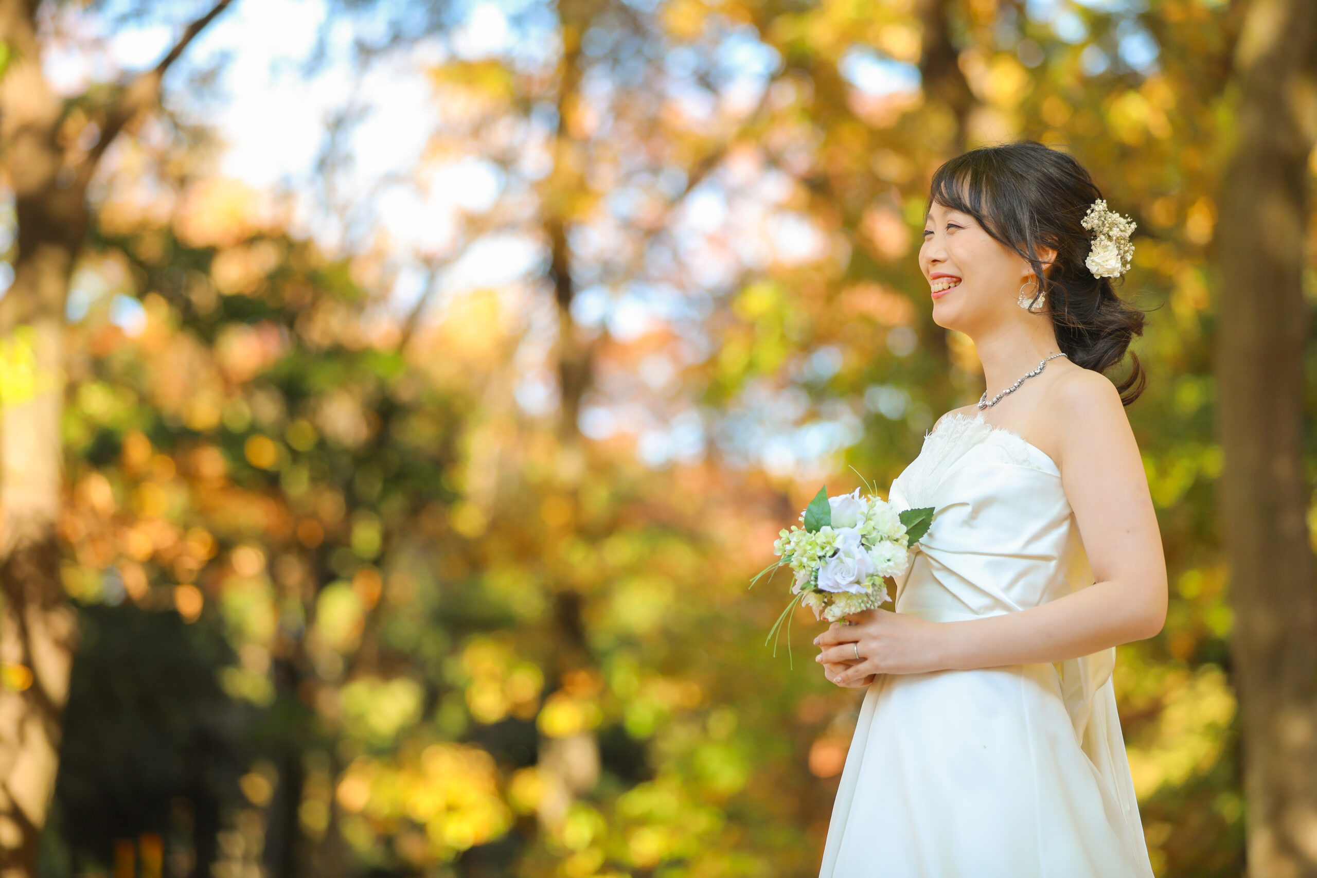紅葉と花嫁