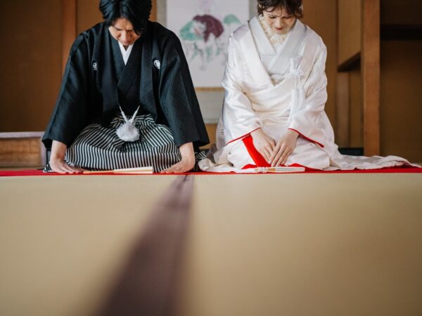 お辞儀の写真もマスト