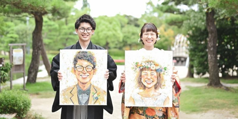 前撮りの撮影データ見本