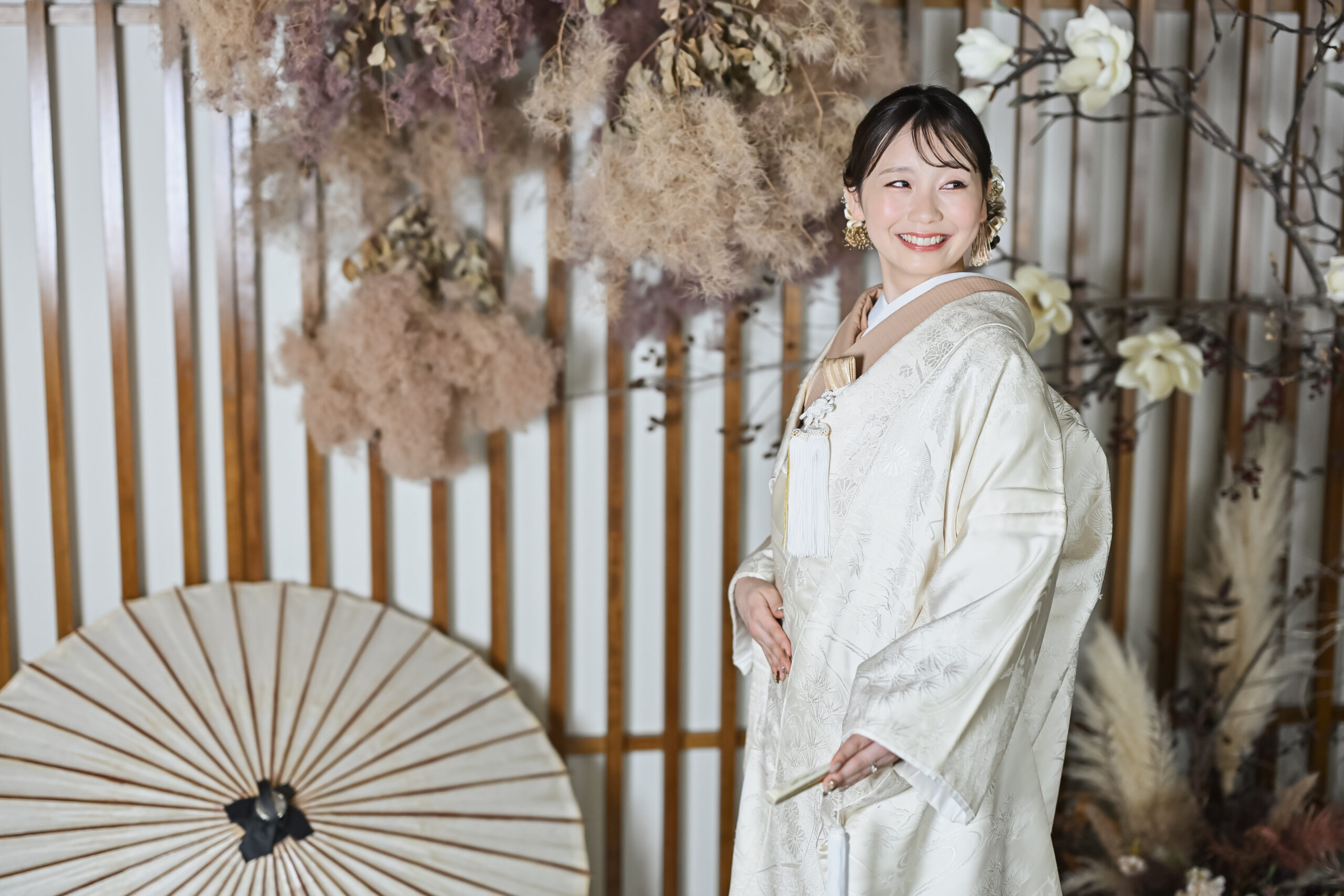 名古屋のスカイウェデインングスタジオで和装ソロウェディングフォト
