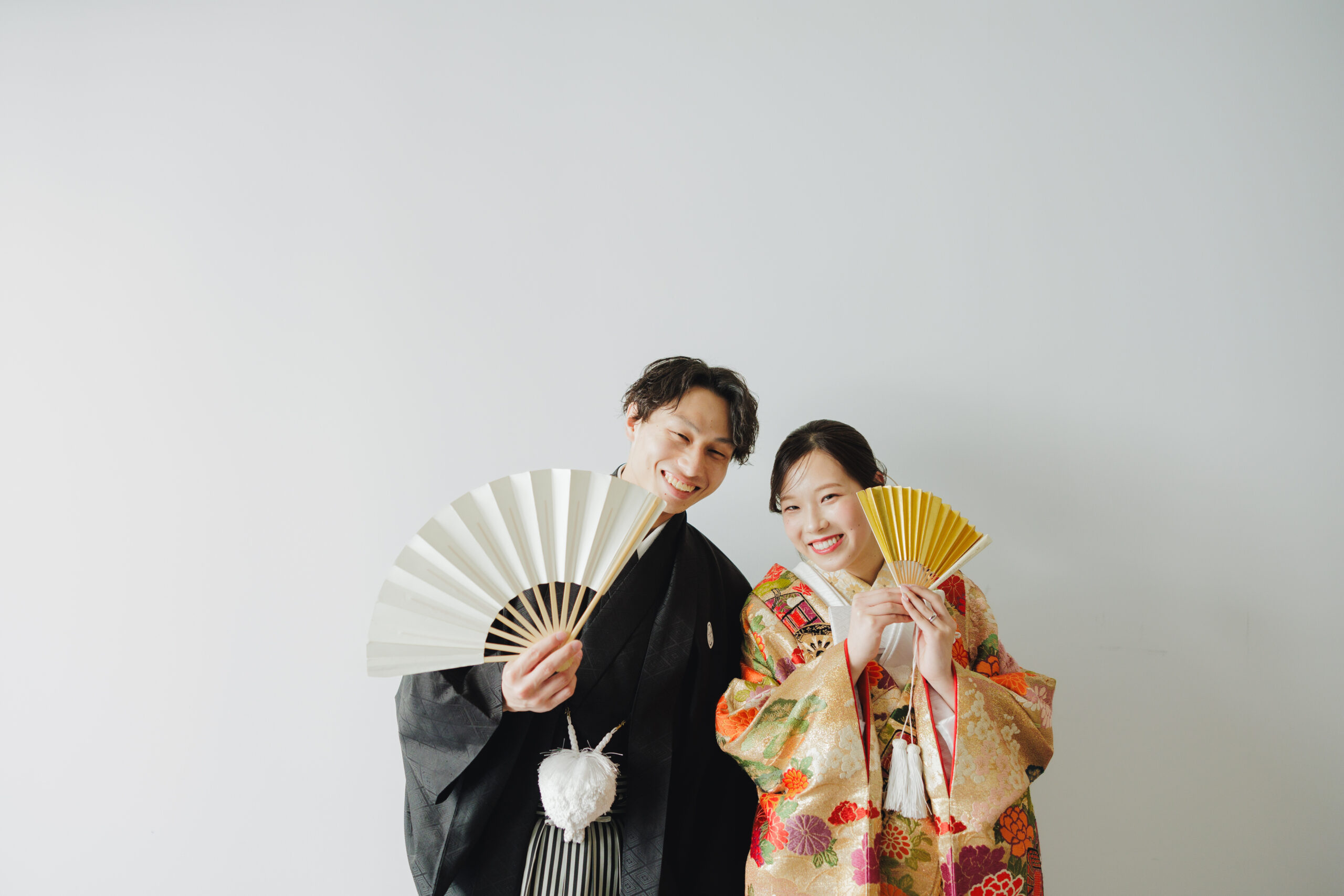 色打掛姿が華やかに映える和装スタジオ前撮り写真