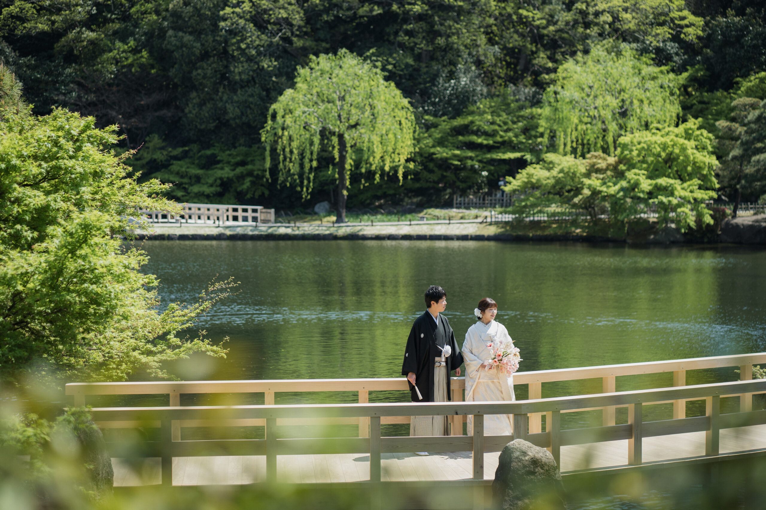 白無垢姿の花嫁のアップ写真