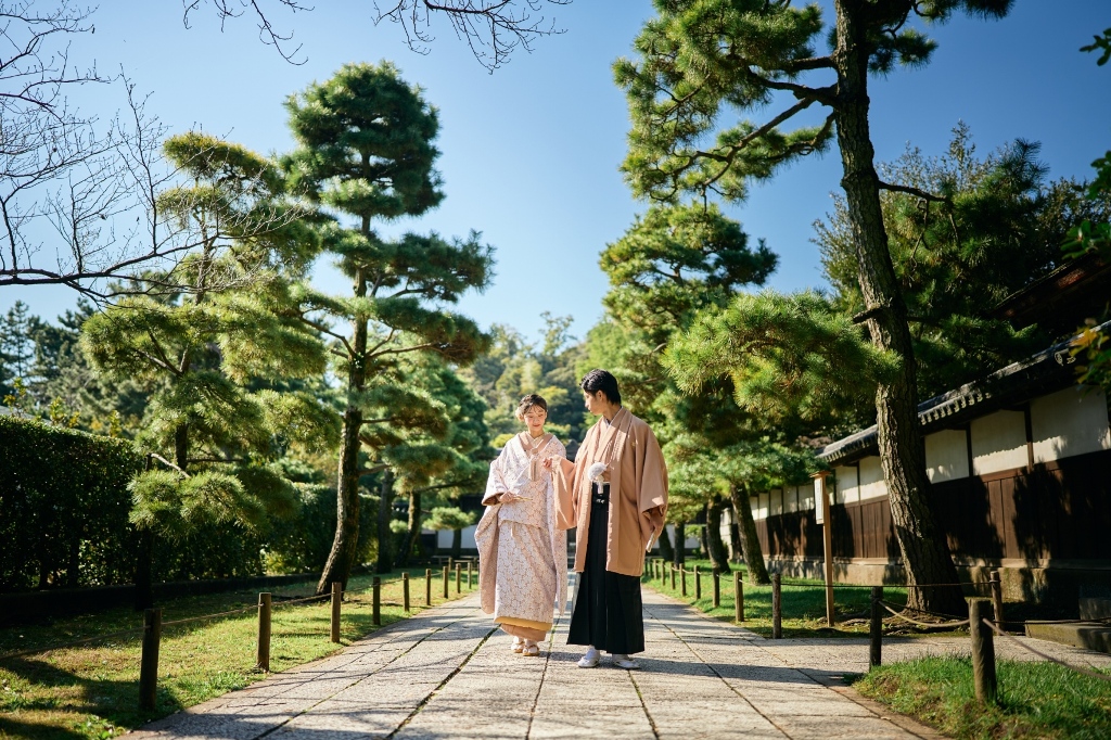 趣あふれる伝統的な景色。前撮り・フォトウェディングのご案内