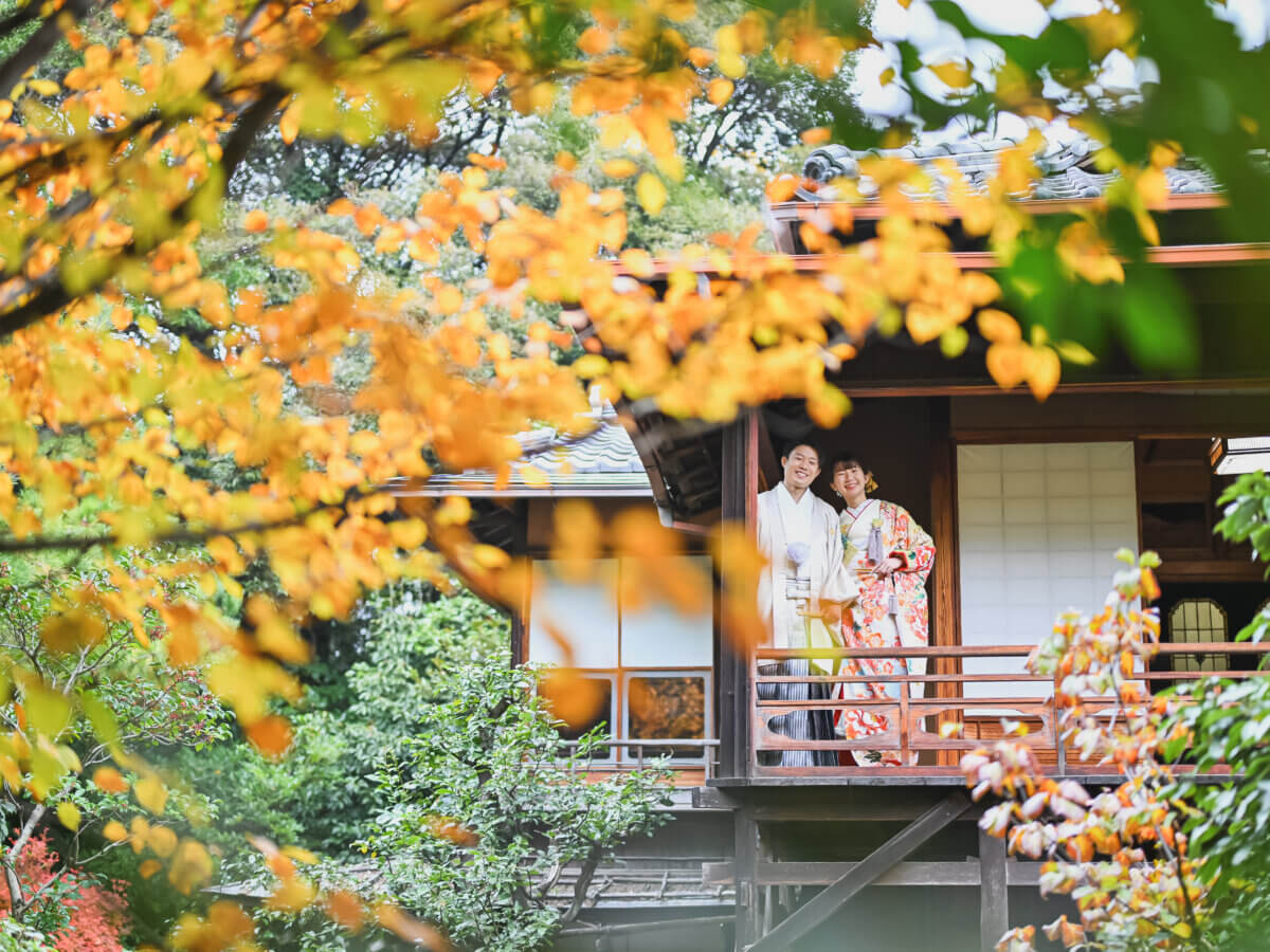 秋の前撮りを諦めないで！まだ間に合う愛知の紅葉フォトウェディング｜前撮り・フォトウェディングの撮影カット